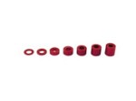 .05x6mm Spacers (6) Red