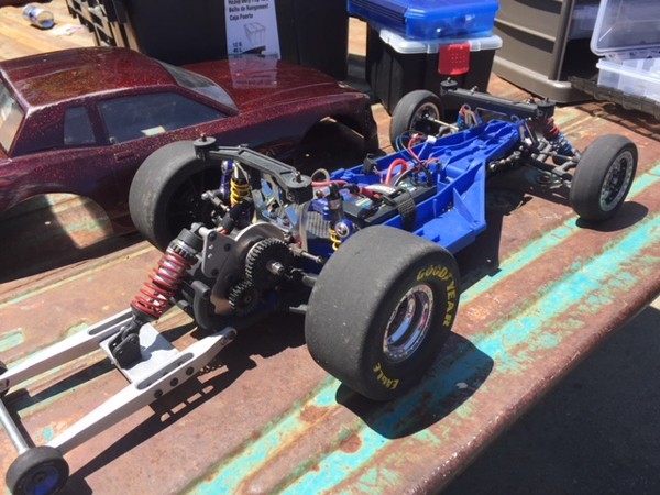 gas powered rc drag cars